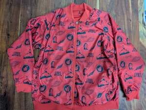Jordan 1985 Flight Club Reversible Jacket Red Black 217869-648 Men’s Size XXXL